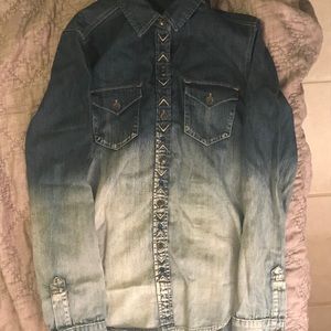 Pacsun denim button up